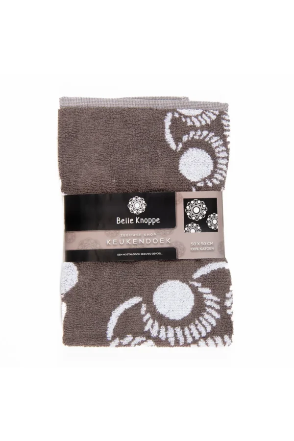 Keukendoek – Zeeuwse Knop – Taupe