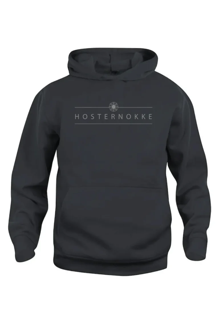 Hoodie-Hosternokke Fashion-Zwart