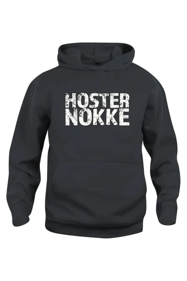 Hoodie-Hosternokke Stoer-Zwart