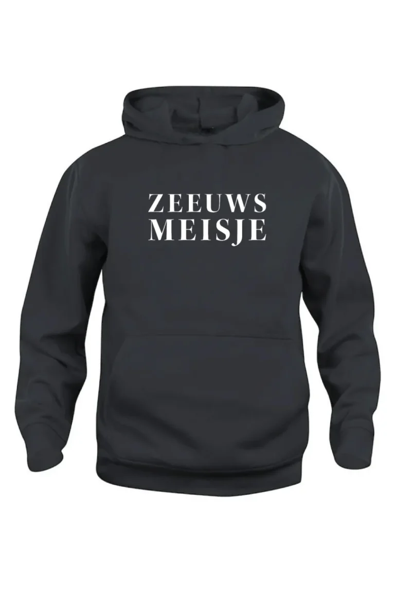 Hoodie-Zeeuws Meisje-Zwart