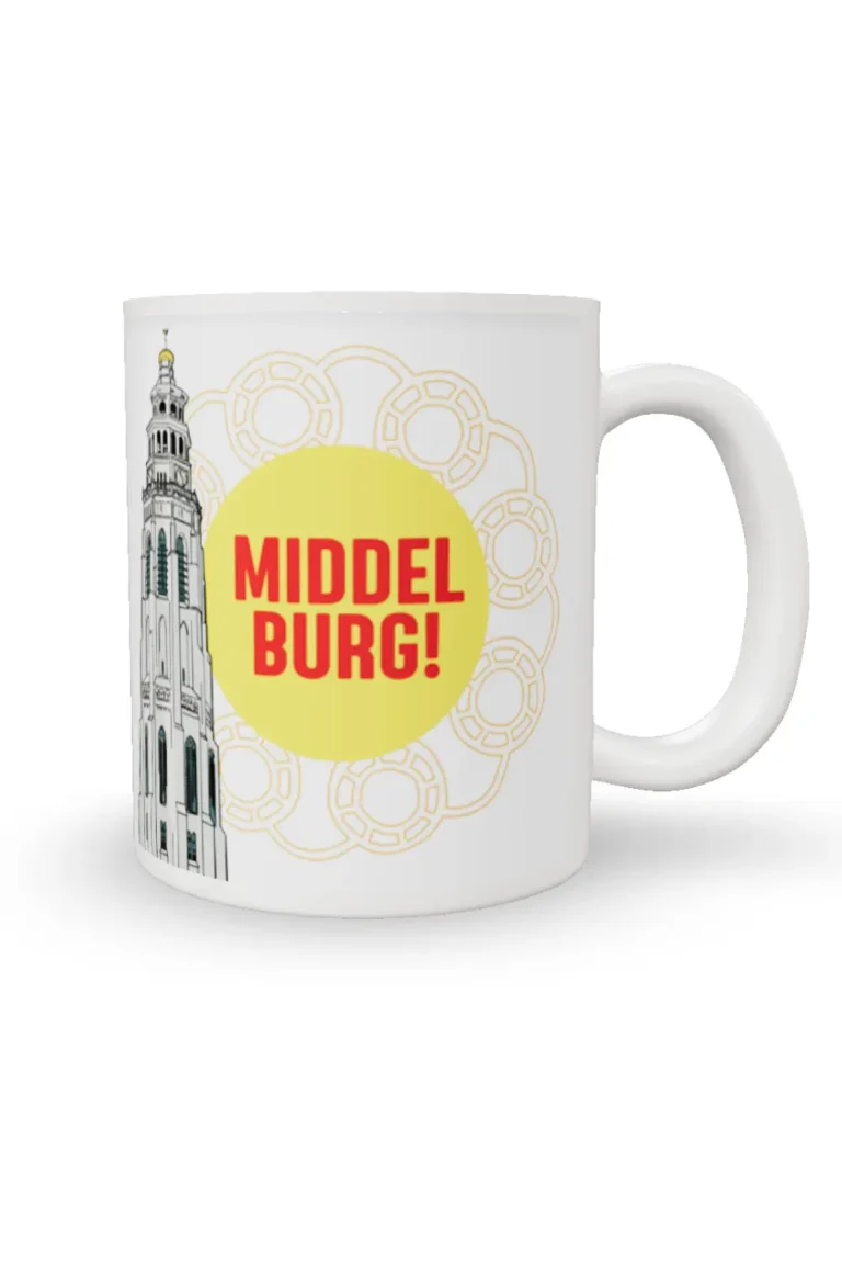 Leuk Zeeuws-Witte mok-UUT Middelburg