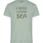 Shirt-I need Vitamin Sea-Saliegroen