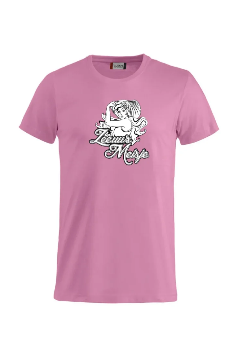 Shirt-Logo Zeeuws Meisje-Helder Roze