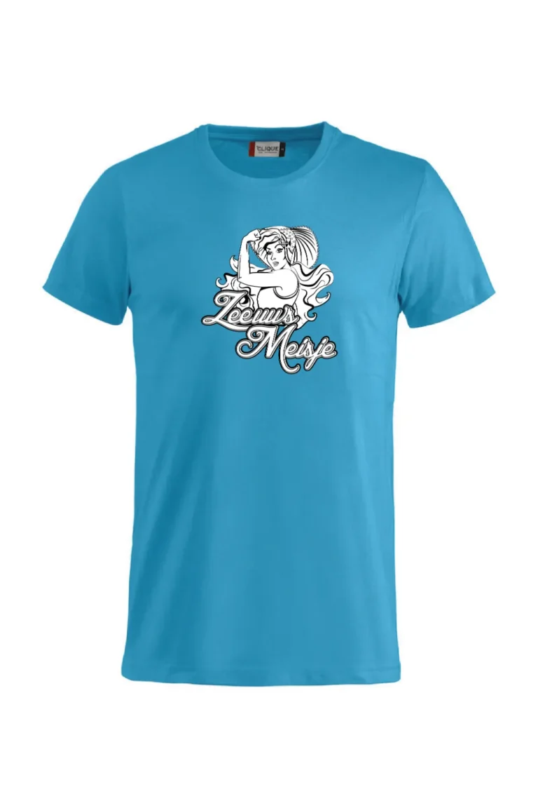 Shirt-Logo Zeeuws Meisje-Turquoise