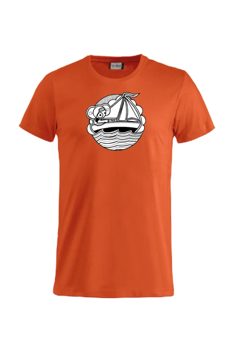 T-Shirt-Leuntje-Zeilboot-Diep-Oranje.webp