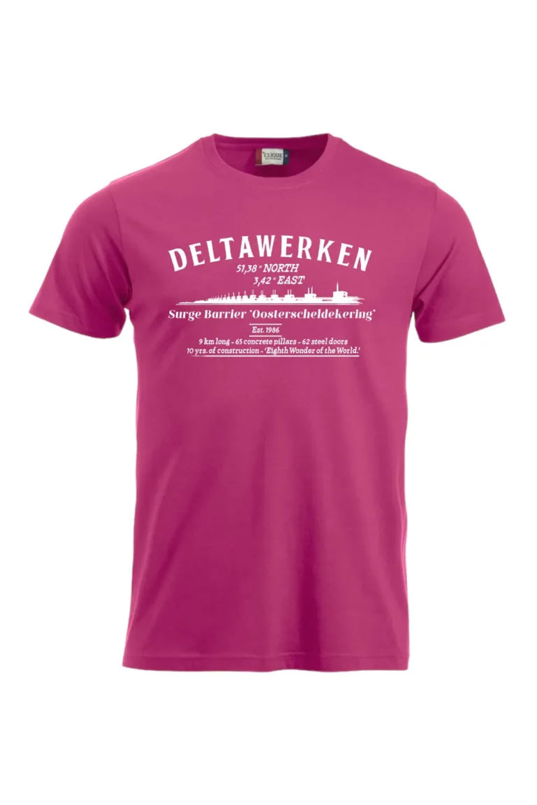 T-Shirt-Skyline-Deltawerken-Helder-Kersen.webp