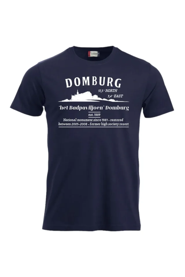 T Shirt Skyline Domburg Dark Navy