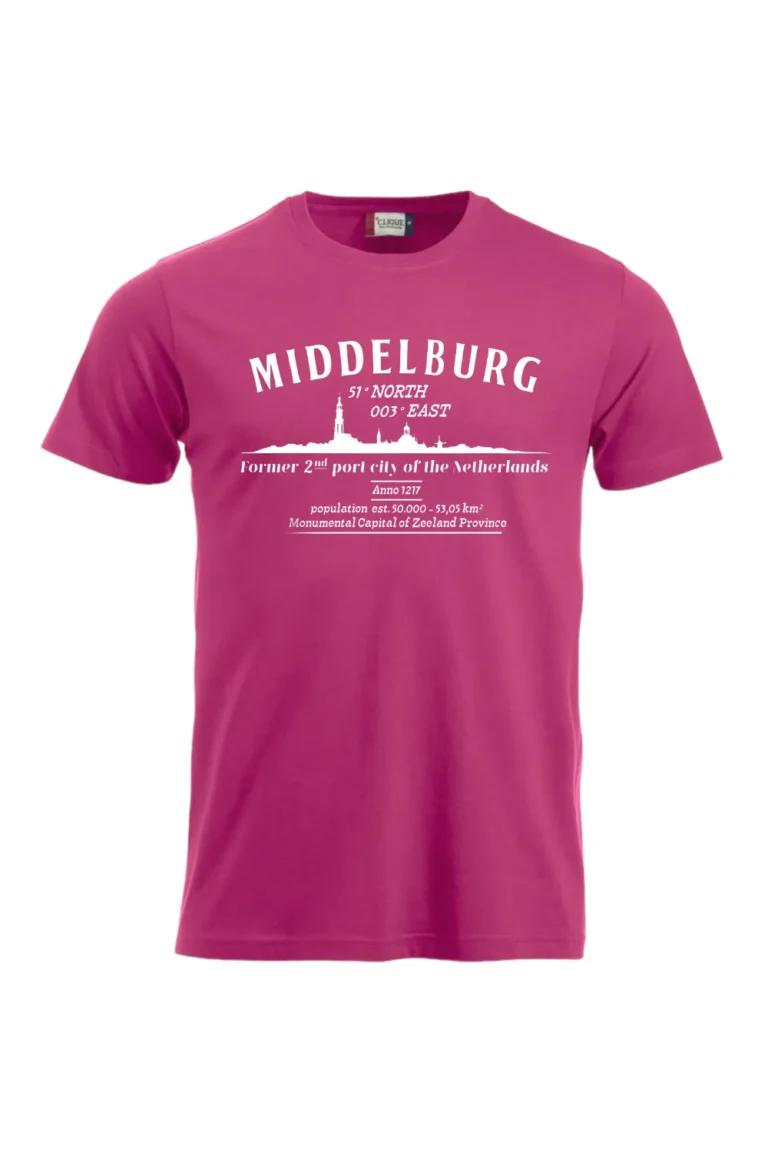 T-Shirt-Skyline-Middelburg-Helder-Kersen.webp