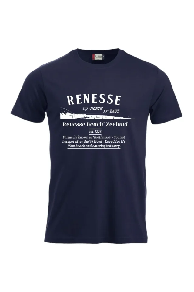 T Shirt Skyline Renesse Dark Navy